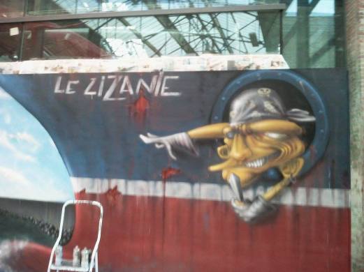2012_Rue des Docks, Fresque Graffiti zoom ZM